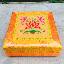 Buddhist worship mat Worship mat kneeling mat Lotus solid wood kneeling mat futon meditation mat meditation mat kneeling stool