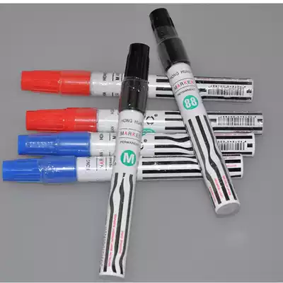 Red ring 88 marker pen aluminum tube marker pen oil pen strange pen box head pen CD pen logistics pen
