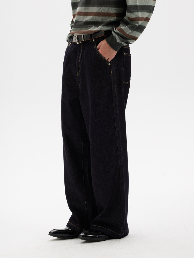 BUTTBILL Loose Straight-Leg Jeans