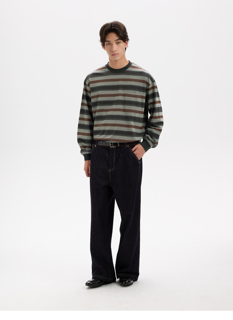 BUTTBILL Loose Straight-Leg Jeans