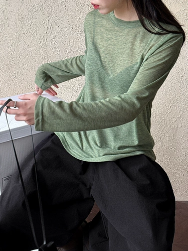 Рубашка, летний дышащий лонгслив, комфортная трикотажная маска, защита от солнца, свободный крой