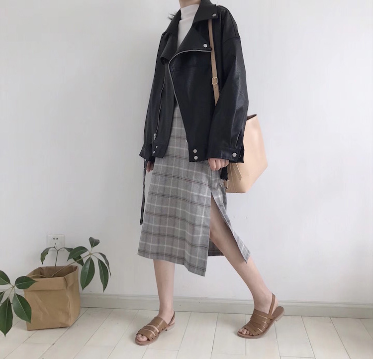 Phụ nữ mùa thu 2018 mới dành cho nữ thời trang da thủy triều lỏng bf quạt xe áo khoác pu da nữ mùa đông bomber da