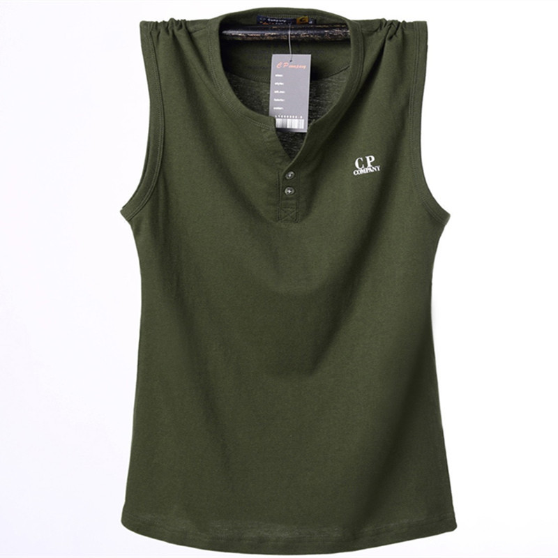 Summer New Arrival Men's Pure Cotton Tank Top Loose Fit Plus Size Sleeveless T-Shirt Extra Large Size Sweat-Wicking Breathable