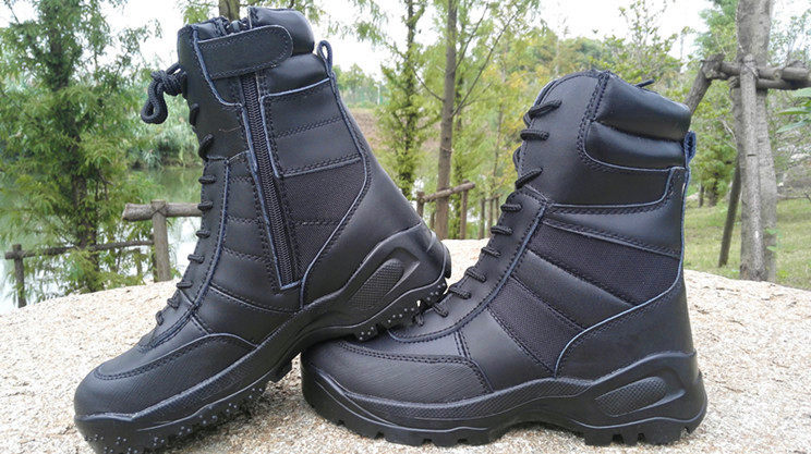 511 new wear-resistant zipper tall Chinese desert boots four seasons high boots delta tactical boots combat boots