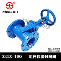 Shanghai Seiko valve rising rod flange gate valve Z41X-16Q fire tap water HVAC flange gate valve DN150
