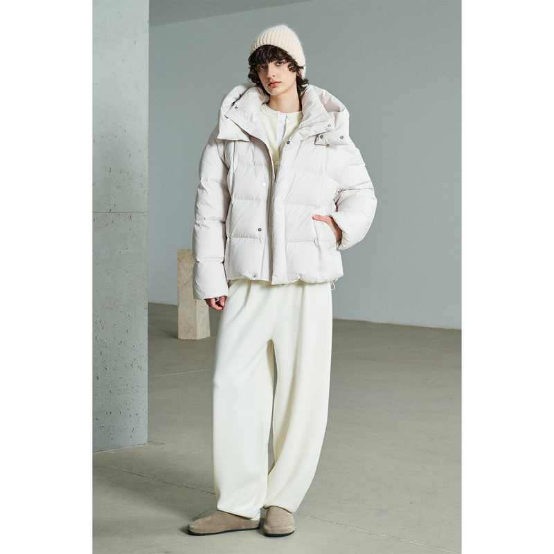 Ayuko｜Cloud O Pressure-Sensitive Cold-Proof Magic 95% White Goose down Unisex Three-Dimensional Turtle-Back Shape down Jacket