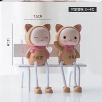 Small objects desk anniversary top sleeping bed doll wall doll desktop decoration ornaments girl ins