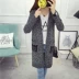 Áo len nữ mùa thu 2018 trong phần dài cỡ lớn áo len thời trang áo hoodie nữ áo khoác len cardigan nữ Cardigan
