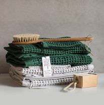 VM original design a good towel waffle honeycomb cotton towel towel bath towel quick-drying men and women set