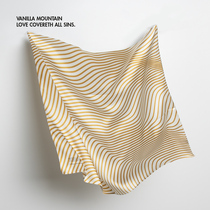 VM original design sincere silk scarf heavy mulberry silk square high-end gift Joker temperament shawl scarf