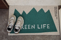 VM original design grass and cloud sea wire ring door entrance door mat foot pad non-slip home decoration