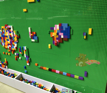 Kindergarten building blocks Wall-sized particles Building blocks Toys Shopping malls Childrens toys Construction assembly Compatible puzzle insertion