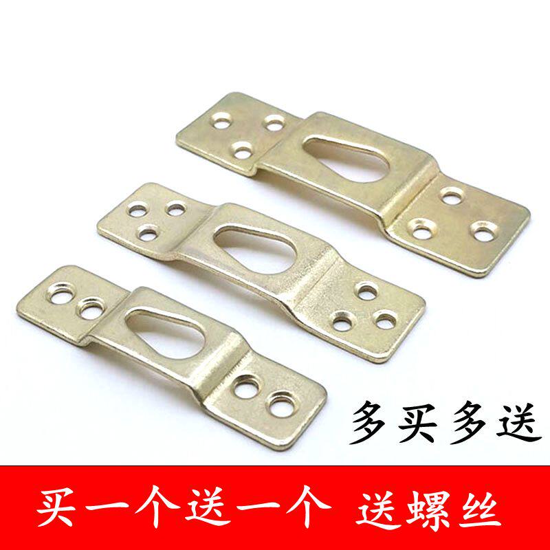 Stainless steel thickened dark hanging mirror frame wall hanging large picture frame back hanging oil painting frame plaque photo frame hook send screw