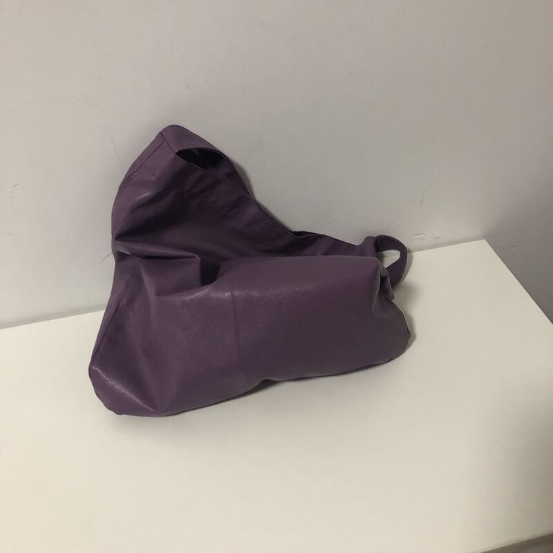In Stock!! ins Popular Purple/Black Large-Capacity Commuter Simple Casual Versatile Pu Leather Shoulder Bag for Women