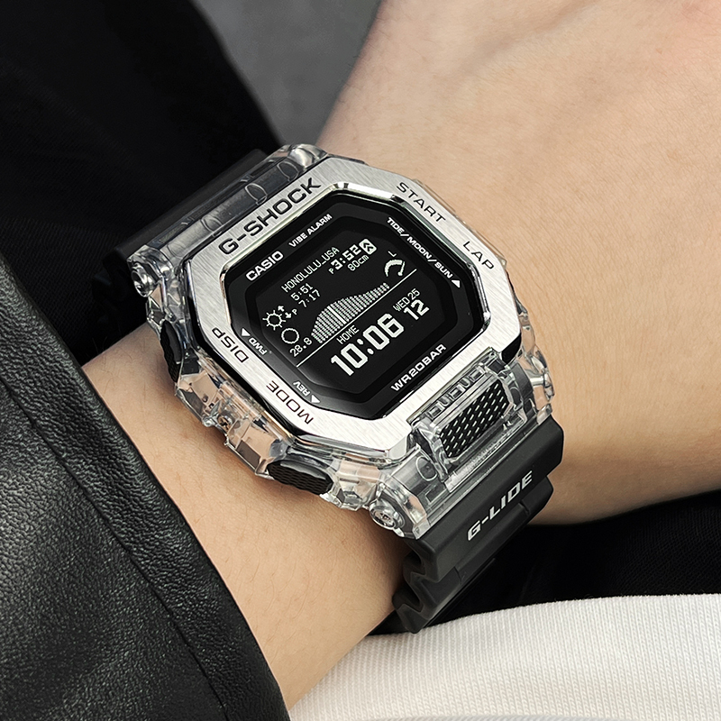 Casio Ice Tough Transparent Cube Gbx-100S-1 Smart Bluetooth Pedometer Tide Sports Waterproof Watch for Men