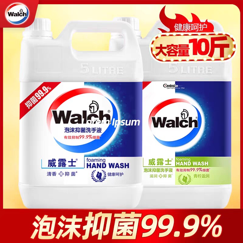 Willes Health Bacteriostatic Foam Hand Sanitizer Large Bottle Supplement for Children Adult General Home Commercial-Taobao