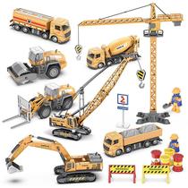 Child Engineering Car Excavator Toy Simulation Alloy Digger Boy Model Birthday Gift Puzzle interaction