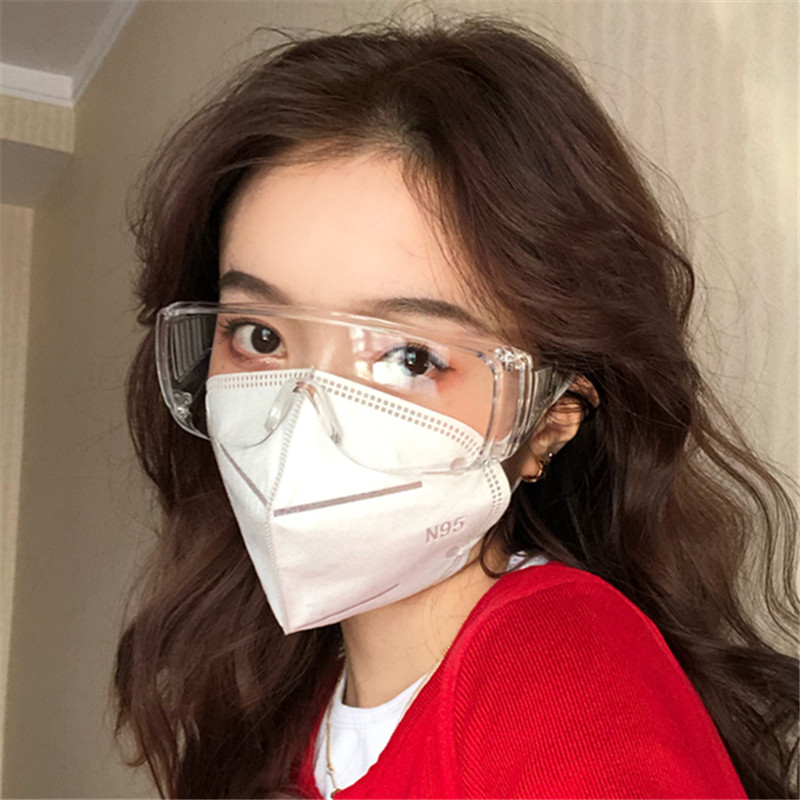 Goggles Ladies Epidemic Windproof Sand Riding Anti-Fog Anti-Droplet Dust-proof Windproof Glasses Windshield Protective Equipment Men