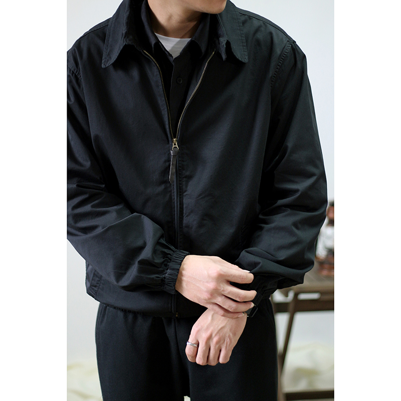 American Classic Old-Style Bayport Men's Jacket, Retro Commuter Casual Pure Cotton Lapel Coat, Thin Spring and Autumn Style