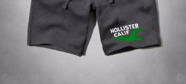 Hollister 2019 hè mới HCO quần short nam cotton bãi biển quần hải âu nam mỏng phần năm quần - Quần short quần âu nam