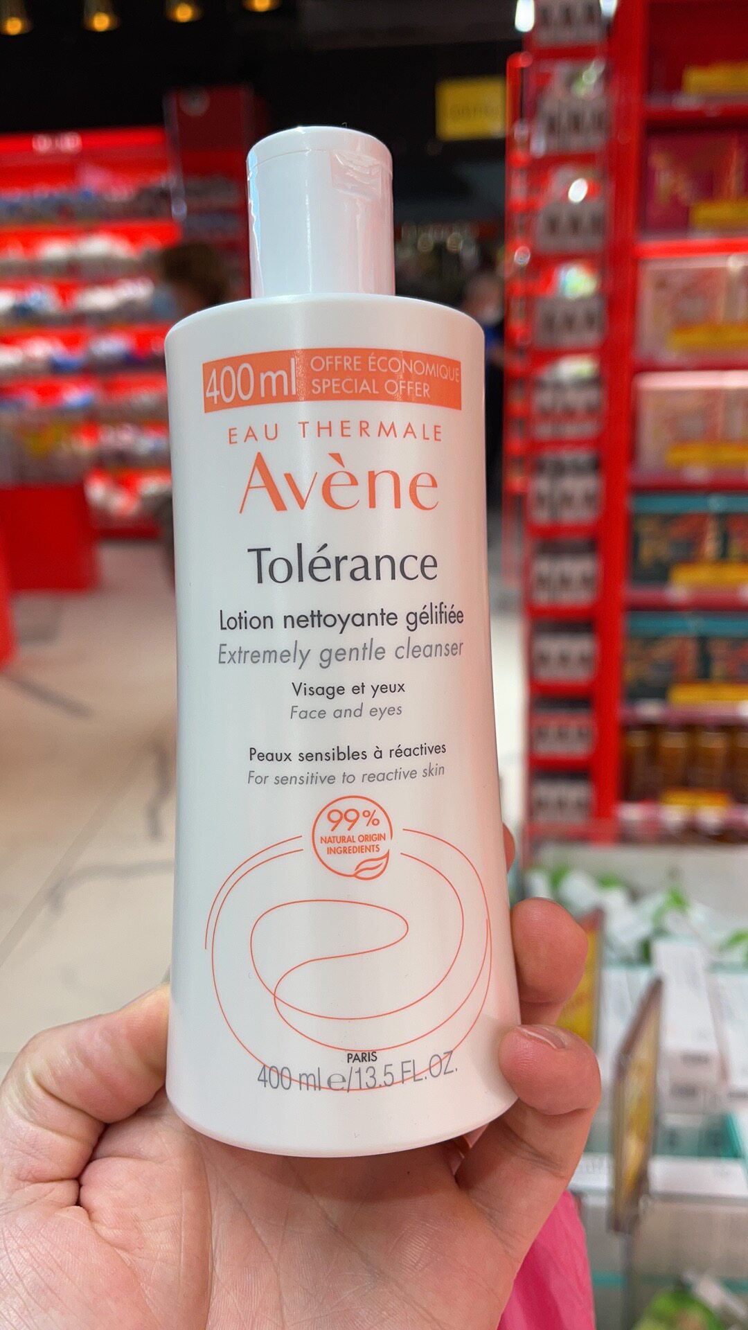 Spot France Avene elegant Sanitary Wash Face Cream 400ml Clean soothing washface milk 2021 New packaging