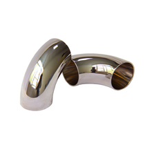 Stainless steel welding 90 degrees Elbow Sanitary Grade Polished Mirror Punching Elbow 304L Right Angle Armrest Siphon