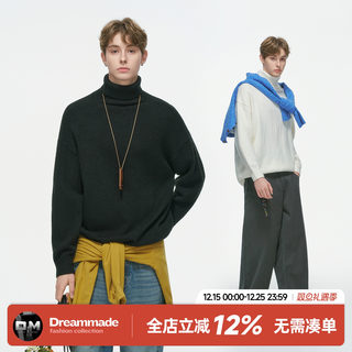 Dream made arctic velvet turtleneck inner sweater men's winter thickened boys' bottoming couple sweater