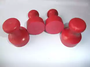 Engraving machine chapter material High quality rubber chapter material Red rubber plastic chapter material Seal material Red rubber round chapter material