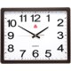Shanghai Sanwu Brand 555 Wall Clock for Living Room, Home Use, Square Clock, Simple Large Quartz Clock, Silent Wall Clock