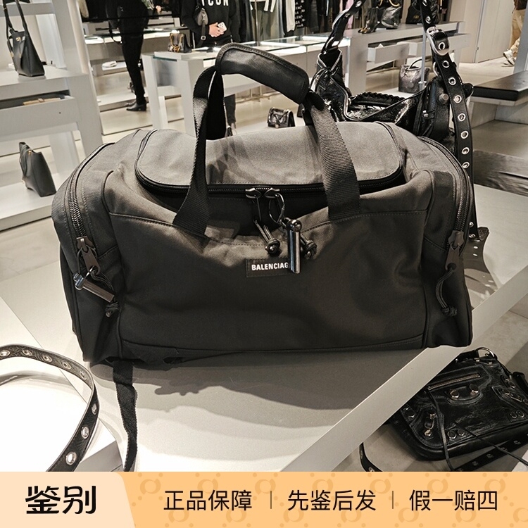 Balenciaga Explorer Black Travel Bag for Men and Women Large Capacity Handbag 741371 Balenciaga Explorer Black Travel Bag for Men and Women Large Capacity Handbag 741371