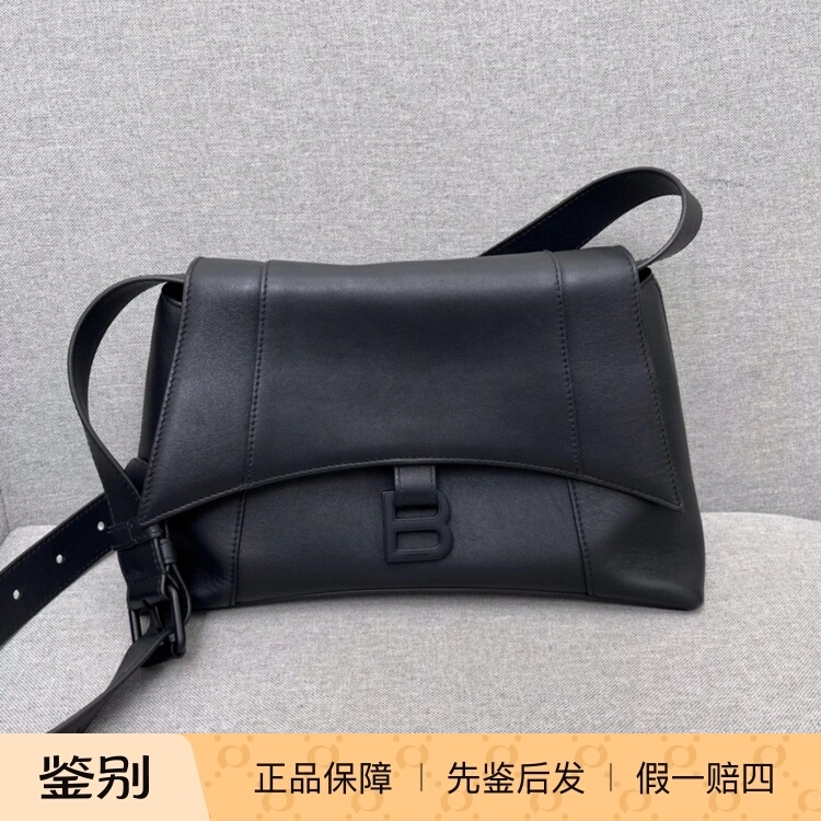 Balenciaga Downtown Handbag, Shoulder Bag, Hourglass Bag, Underarm Bag, Crossbody Bag, Small Size, Medium Size