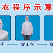 Locker Scheer Scheer Dressing Process Step Food Factory Hospital Safety Dressing Propaganda Wall Chart Posters