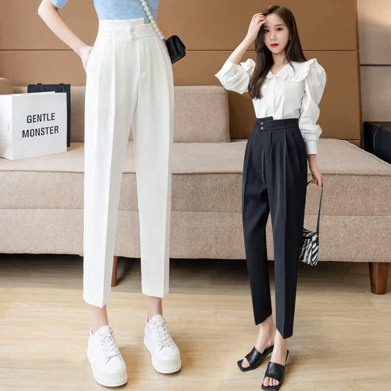 Sense professional suit women 2022 new Han edition high waist slim and nine minute casual small foot pipe pants