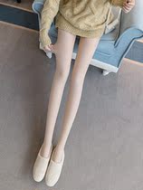 Tight Body High Waist External Wear Beating Underpants Lady Sexy Light Leg God Instrumental Conjoined Socks Autumn Winter Plus Suede Thickened Nude Silk Socks