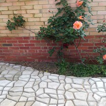 Outdoor bricks courtyards stepping stones paving molds floor tiles sidewalks cement bricks flooring household ancient plastics
