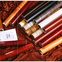 Furniture refurbished wardrobe cabinet wood grain sticker decoration dormitory table desktop waterproof wallpaper self-adhesive bedroom wallpaper