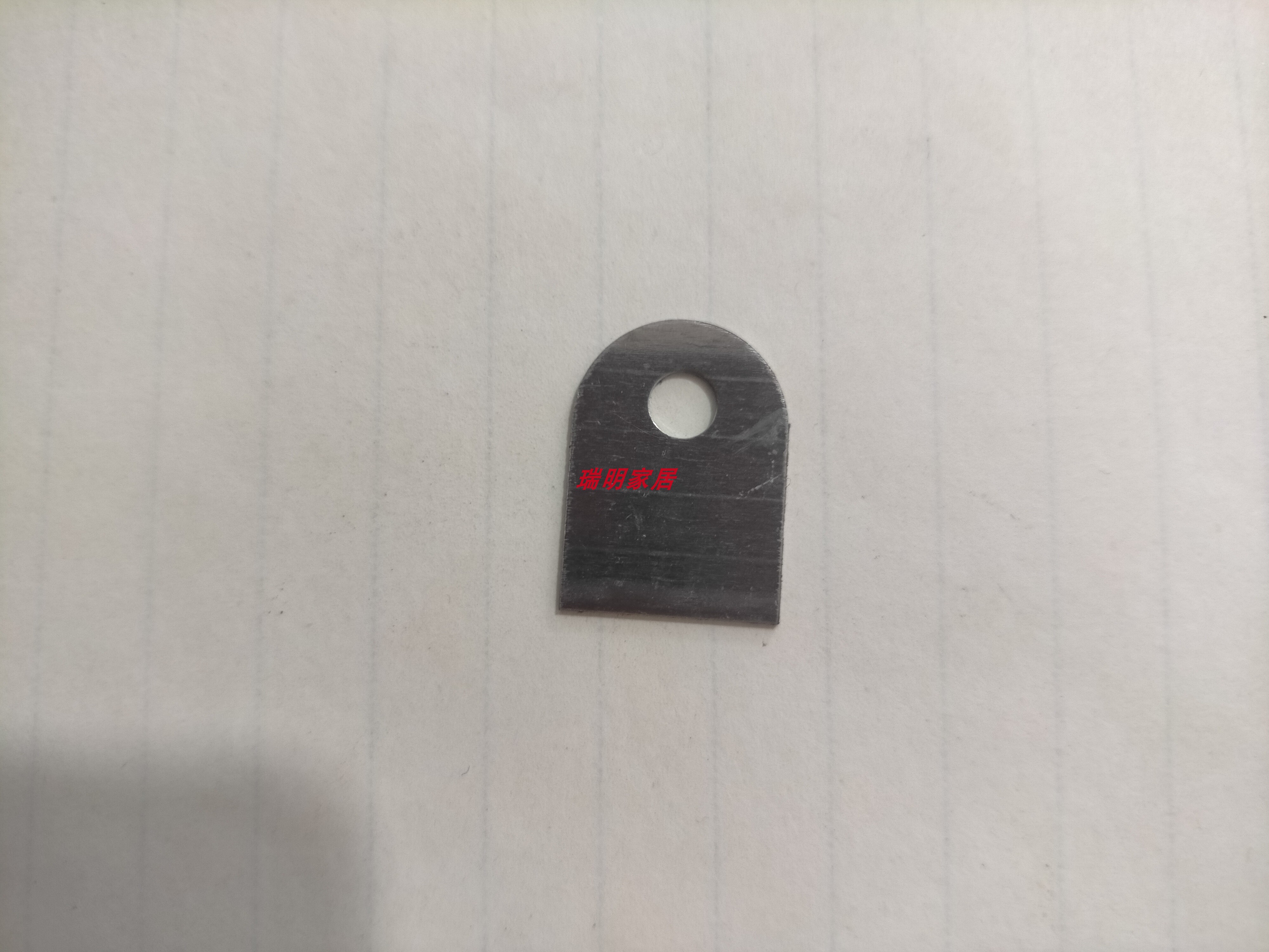 18 18 * 25 * 0 8 metal single hole small piece of 6 centipore sheet table frame welded sheet table connection round hole ear piece