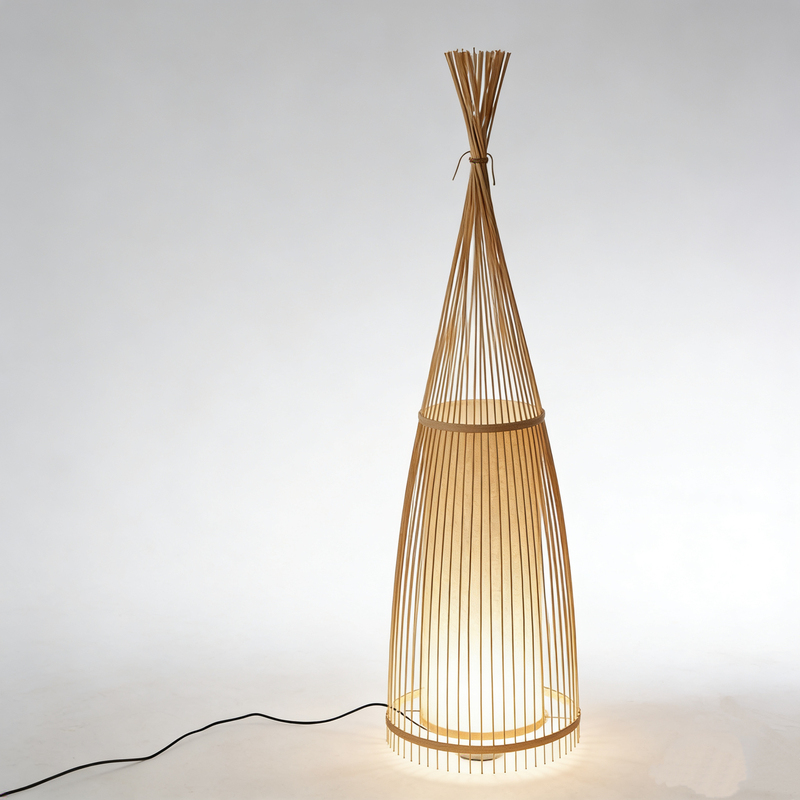 New Chinese-Style Floor Lamp Next to the Sofa in the Living Room, Japanese-Style Bamboo Woven Plant Room, Rattan Woven Bedroom, Wabi-Sabi Style Retro Table Lamp New Chinese-Style Floor Lamp Next to the Sofa in the Living Room, Japanese-Style Bamboo Woven Plant Room, Rattan Woven Bedroom, Wabi-Sabi Style Retro Table Lamp