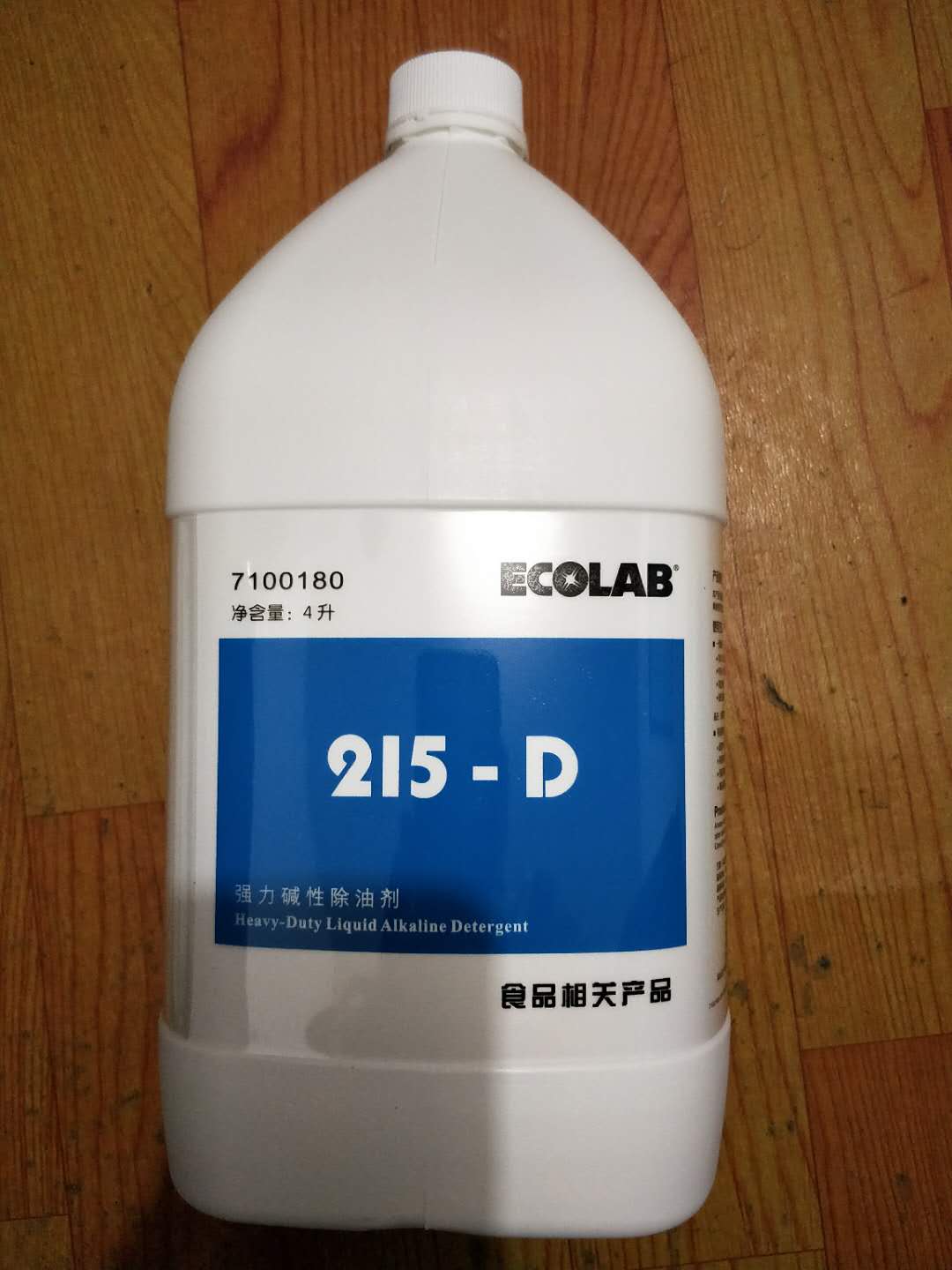 ECOLAB 艺康去油霸215-D 清洁剂强力碱性除油剂7100180单桶价