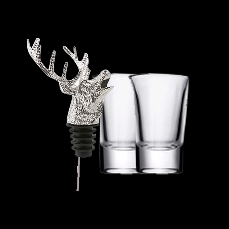 (Gift) Deer head plus 2 SHOT cups