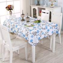 Pvc transparent dining table mat soft plastic glass tablecloth waterproof anti-scalding and oil-proof wash-free tea table mat rectangular tablecloth