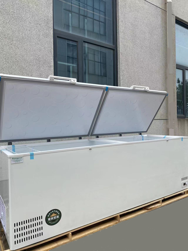 Genuine Frost-Free 1788 Large Freezer, Extra-Large Commercial Horizontal Freezer with Large Capacity for Freezing and Refrigerating Meat, Copper Tube