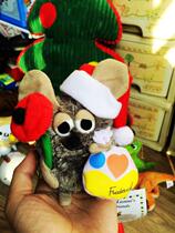  Japanese childrens hand-painted book Christmas limited vole Afo Hamster plush toy pendant
