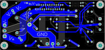Lm4780 PCB1 piece official version of power amplifier board mini two-channel broken ring design upgrade power amplifier