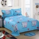 Mùa đông chà nhám đơn giường dày sinh viên phim hoạt hình ký túc xá đôi tấm 1,5m1,8m gạo lớn tấm ra trải nệm