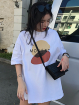 Summer 2020 New port Wind Han Edition relaxed 100 hitch Conspicuen Wind Net Red Blouses Women Short Sleeves Ins Tide