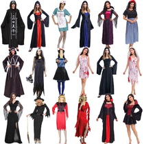 Halloween bloody nurse death ghost bride zombie dress horror vampire sexy nurse female witch costume
