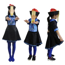 Halloween childrens clothes cosplay adult female Qing Dynasty zombie scary horror demon female ghost Zako costume