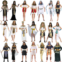 Halloween cosplay costume adult men and women Egyptian Pharaoh clothes Nile princess costumes