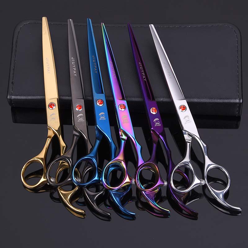 Pet Scissors Beauty Cultivation Hair Cut pooch Cut Hair Tool Teddy Bib Bear Beaume Pet Supplies Haircut 7 8 inches